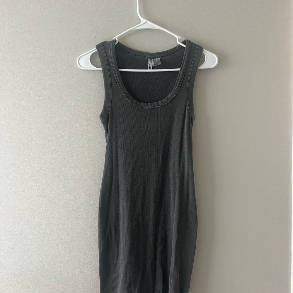 H&M Divided | Dark Gray Sleeveless Bodycon Dress
